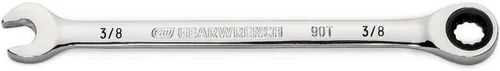 Miniatura 27 de GEARWRENCH Llave combinada de trinquete de 12 puntos con arco oscilante de 4 grados de 1/2" - 86945 (paquete de 2)