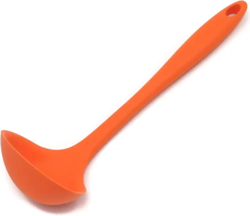Miniatura 7 de Chef Craft Cucharón de cocina de silicona premium, 11.25 pulgadas, color rosa