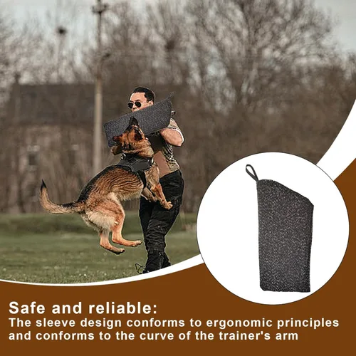 Miniatura 3 de Manga para mordeduras de perro, mangas de entrenamiento para perros, protección de brazo para entrenar perros grandes, profesional para el trabajo