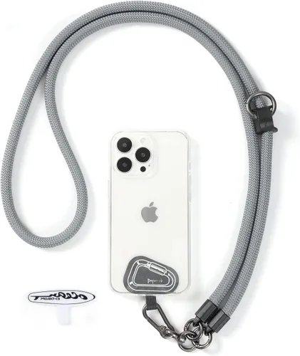 Miniatura 20 de Cordón para teléfono celular ×1, Pestaña de sujeción ×2, Correa de teléfono ajustable universal, Cruzada, Cordón para el cuello, Correa de cuerda