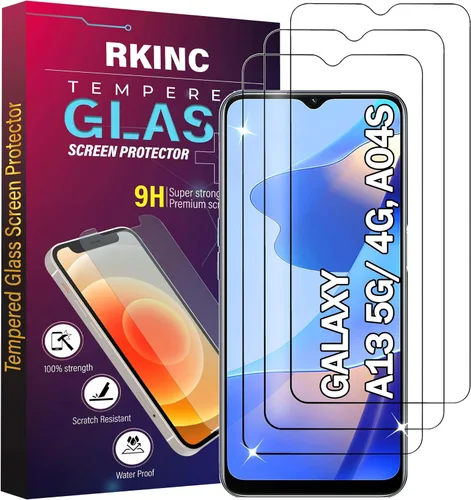 Miniatura 42 de RKINC Protector de pantalla [paquete de 4] para Samsung Galaxy A12 / Galaxy A02S / A12 Nacho, protector de pantalla de vidrio templado, 0.013 in