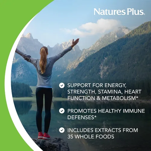 Miniatura 3 de NaturesPlus Source of Life Garden Multivitamínico Once Daily para mujer, 30 tabletas, apoya la energía y el sistema inmunológico saludable