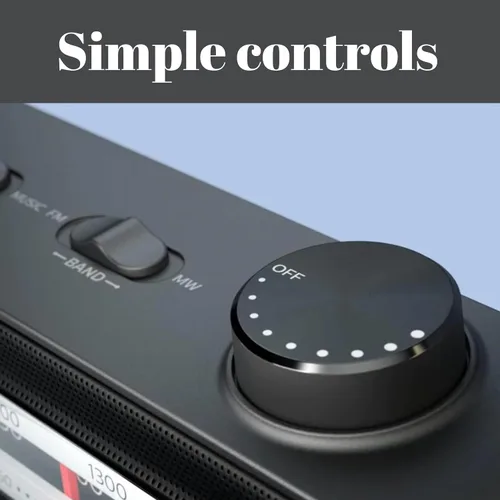 Miniatura 6 de Philips Radio portátil AM/FM con altavoz, CA o batería AM FM radios alimentados para viajes con conector de auriculares de 0.138 in y sintonizador