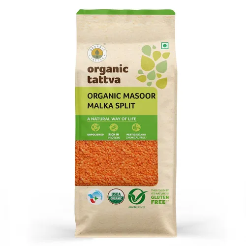 Miniatura 9 de Organic Tattva Lentejas rojas divididas (4 libras) – Lentejas rojas Masoor Dal orgánicas, sin gluten, veganas y kosher – Lentejas secas, sin pulir