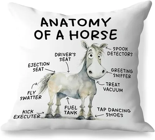 Miniatura 20 de Fundas de almohada de 12 x 20 pulgadas, regalos para amantes de los caballos, fundas de almohada lumbares decorativas para el hogar, sala de estar