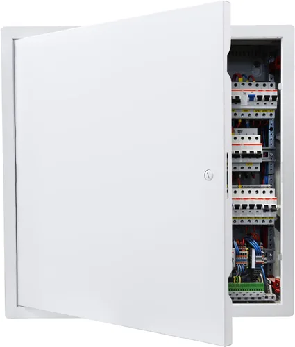 Miniatura 13 de VEVOR Panel de acceso para paneles de yeso, puerta de acceso de acero galvanizado de 13.3 x 13.3 pulgadas, panel de servicio con bisagras de fácil