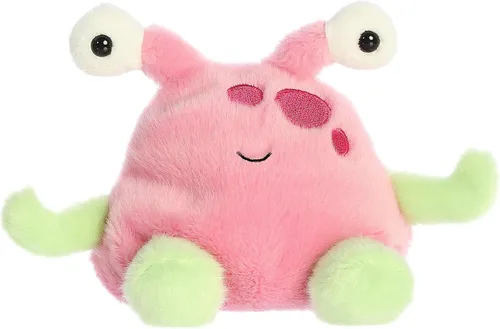 Aurora® Adorable Palm Pals™ Silly Alien™ - Divertido peluche coleccionable para coleccionistas de niños y adultos, perfecto para decorar