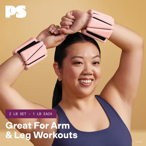 Miniatura 4 de POPSUGAR Soft Wrist and Ankle Weights, Wearable Weights, Strengthens, Tones & Sculpts, Adjustable Ankle Weights for Work from Home Fitness, Gym
