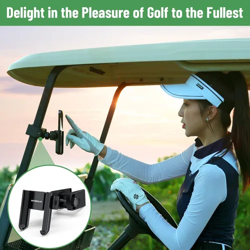 Miniatura 6 de BAYINBULAK Accesorios para soporte de teléfono para carrito de golf, negro