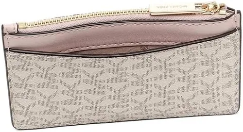 Miniatura 3 de Michael Kors Jet Set - Estuche para tarjetas con cremallera superior cartera para monedas color marrón Marrón Jet Set Travel
