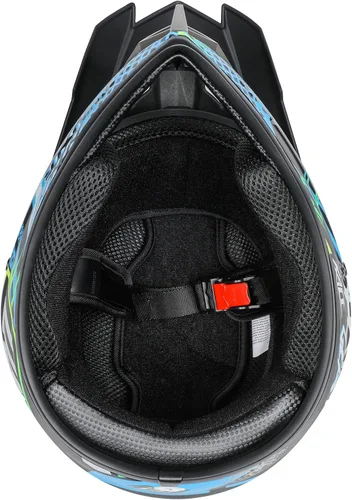 Miniatura 4 de Youth Sport Full-Face Helmet for BMX, Mountain Bike & Off-Road Motocross Helmet, DOT Certified Motorcycle Helmet for Dirt Bike & ATV, Lightweight