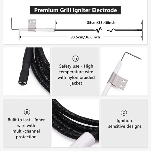 Miniatura 7 de Criditpid Piezas de repuesto para parrilla Nexgrill 720-0830H 720-0783E 720-0830A 720-0830D, miembros Mark 720-0830F, quemador de parrilla