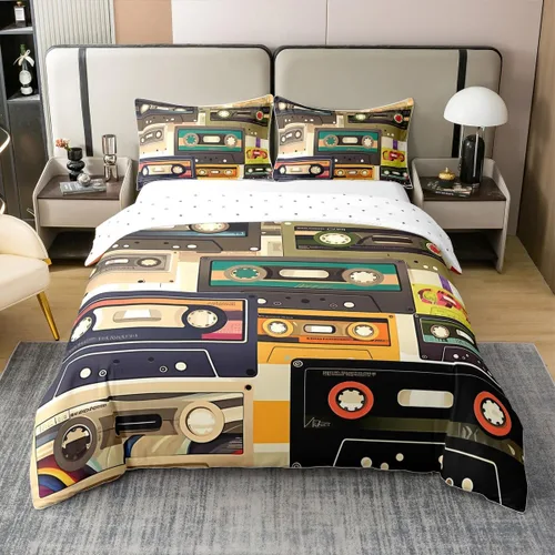 Miniatura 42 de jejeloiu Cute Mushroom Decor Duvet Cover 100% Cotton for Kids Boys Girls Twin Size Botanical Plants Bedding Set Cartoon Mushrooms Comforter Cover