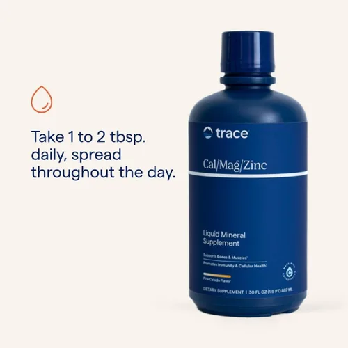 Miniatura 4 de Trace Minerals Cal/Mag/Zinc - Suplemento líquido de calcio y magnesio y zinc con minerales iónicos para la salud ósea y el apoyo muscular - 30 onzas