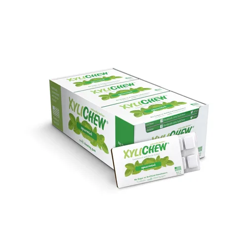 Miniatura 27 de Xylichew - Botes de goma de mascar 100% xilitol, sin OMG, gluten, aspartame y goma sin azúcar, cuidado bucal natural, alivia el mal aliento