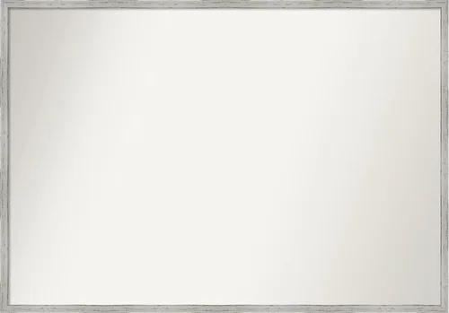 Miniatura 1077 de Amanti Art Espejo de baño blanco para sobre el fregadero, 32 x 45 pulgadas, espejo de tocador rectangular blanco esbelto, marco de madera moderno