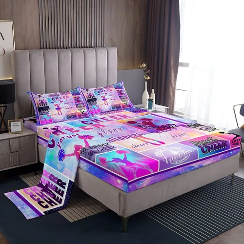 Miniatura 43 de Juego de sábanas con temática de camping feliz, juego de ropa de cama de viaje para niños, niñas, niños, adolescentes, decoración de dormitorio