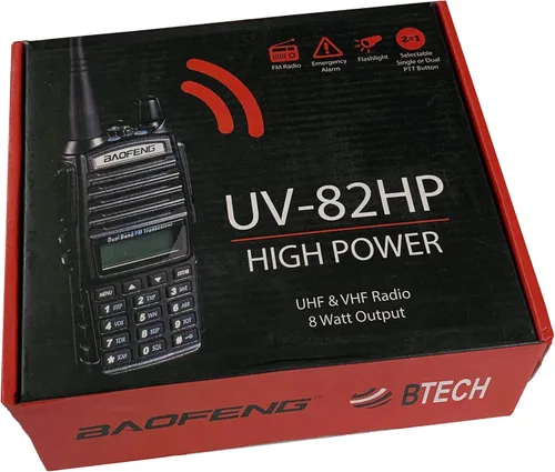 Miniatura 7 de Radio de banda dual de alta potencia BaoFeng, Negro estándar
