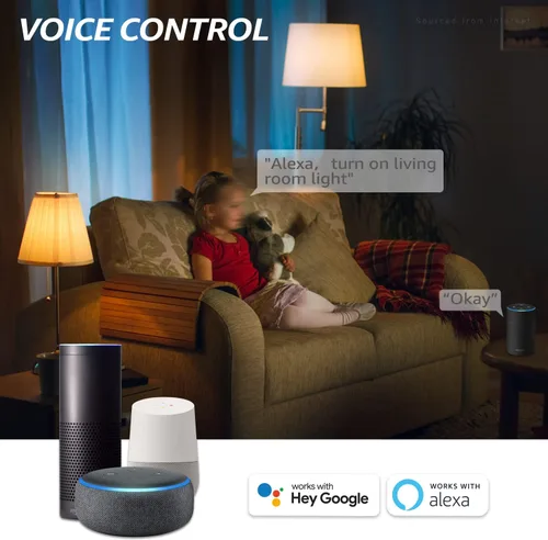 Miniatura 5 de TORCHSTAR Bombillas inteligentes A21, WiFi y Bluetooth, compatibles con Alexa, Echo y Google Home, bombilla LED inteligente RGBCW 2000K-5000K,