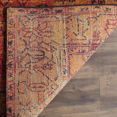 Miniatura 4 de SAFAVIEH Vintage Hamadan Collection - Alfombra de pasillo, 2 pies 3 pulgadas x 8 pies, naranja, diseño oriental tradicional persa, no desprende