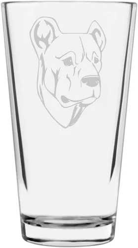 Miniatura 104 de Perro de Presa Canario - Vaso de pinta personalizado con temática de perro grabado multiusos, 16 onzas