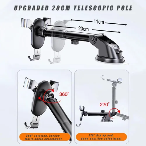 Miniatura 5 de for Toyota Raize 2019 2020 2021 2022 2023 2024 2025 Car Mobile Phone Holder, Easy Clamp Cellphone Holder Phone Holder for Cars Rock Solid Car