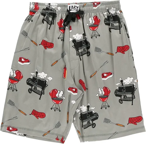 Miniatura 27 de Lazy One - Pantalones cortos de pijama para hombre, ropa de dormir