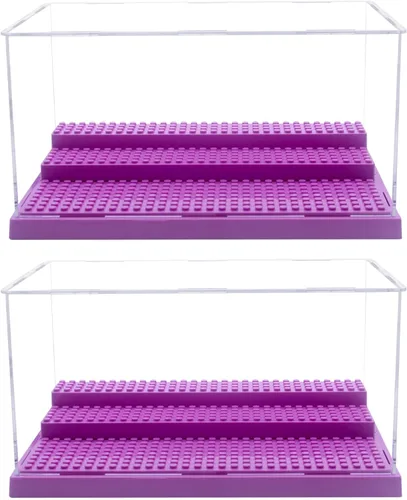 Miniatura 14 de Caja de exhibición de minifiguras de acrílico apilable, caja de exhibición de figuras de acción y bloques, caja de exhibición transparente a prueba