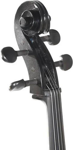Miniatura 3 de Cecilio CECO-4 Cello eléctrico silencioso de ébano en estilo 4, tamaño 4/4, Negro, Full