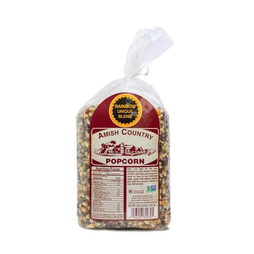 Miniatura 12 de Amish Country Popcorn Bolsa de 6 libras Granos de palomitas de maíz arcoíris Tradicional, sin OGM y sin gluten (Arcoíris - Bolsa de 6 libras)