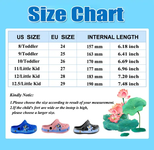 Miniatura 6 de Clearight Zuecos de jardín para niños, zapatos unisex para niños pequeños, zapatos sin cordones para niños, sandalias de ducha de agua, playa