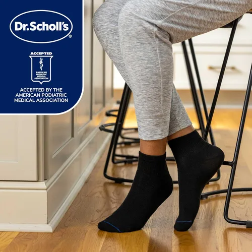 Miniatura 7 de Dr. Scholl's Calcetines circuladores y diabetes para mujer – Paquetes de 4, 6 y 12 pares – Control de la humedad no vinculante
