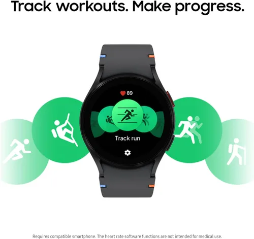 Miniatura 2 de Samsung Galaxy Watch FE 40mm LTE AI Smartwatch con seguimiento de fitness, sensor BIA, zonas de frecuencia cardíaca personalizadas, monitor