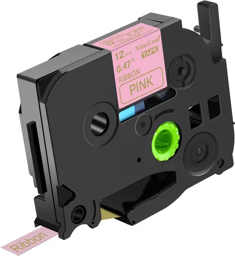 Miniatura 11 de NineLeaf Compatible con Brother P-Touch Embellish TZe-RE31 TZeRE31 TZ-RE31 TZRE31 TZRE31 TZRE31 0.472 in 0.47 Negro sobre Rosa Cinta de Satén