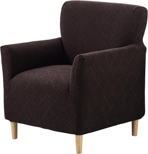 Miniatura 26 de HAOYONG - Funda elástica de terciopelo para silla de banquete, fundas para sillas de 1 pieza, fundas para sillones de sofá, funda suave para sillón