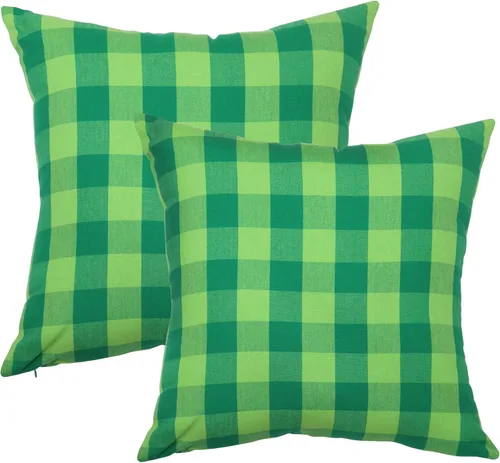Miniatura 9 de PurpleEssences Juego de 2 fundas de almohada a cuadros de búfalo, 100% algodón, para decoración de primavera, verano, Pascua, automóvil, cama, sofá