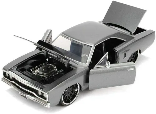 Miniatura 3 de Jada Fast & Furious 1:24 Dom's 1970 Plymouth Roadrunner - Coche fundido a presión, juguetes para niños y adultos