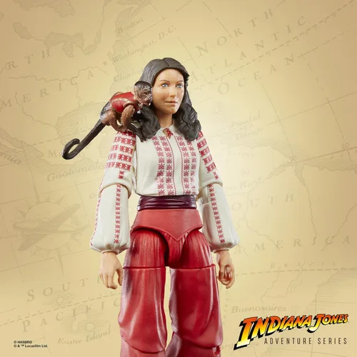 Miniatura 4 de Indiana Jones and The Raiders of The Lost Ark Adventure Series Marion Ravenwood, figuras de acción de 6 pulgadas, niños a partir de 4 años