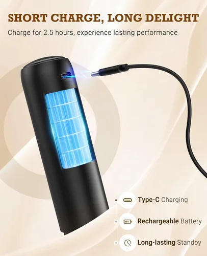 Miniatura 4 de SIMPLETaste - Varita espumadora de leche recargable de mano, mezclador eléctrico USB-C con batidor de acero inoxidable para café, café con leche