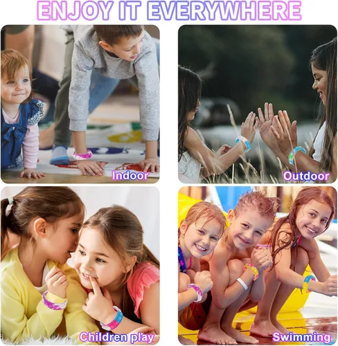Miniatura 3 de Pulseras de reventar juguetes para la ansiedad, paquete de 24 juguetes a granel para fiestas para niños, pulseras Pop Fidget Toy Fidgets