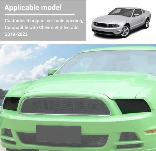 Miniatura 5 de Funda para lámpara de faros delanteros Mustang, accesorios exteriores compatibles con Ford Mustang 2010-2014, negro ahumado, 2