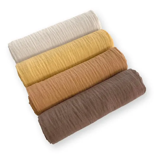 Miniatura 2 de SwaddleDesigns Mantas de muselina de algodón para bebé niño y bebé niña, juego de 4, mantas neutras de recepción para recién nacido, registro