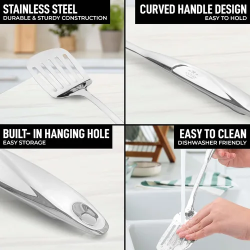 Miniatura 4 de Zulay Kitchen Utensilio de Cocina de Acero Inoxidable - Utensilio de Cocina de Acero Inoxidable - Gadgets de Cocina Duraderos - Accesorios de Cocina