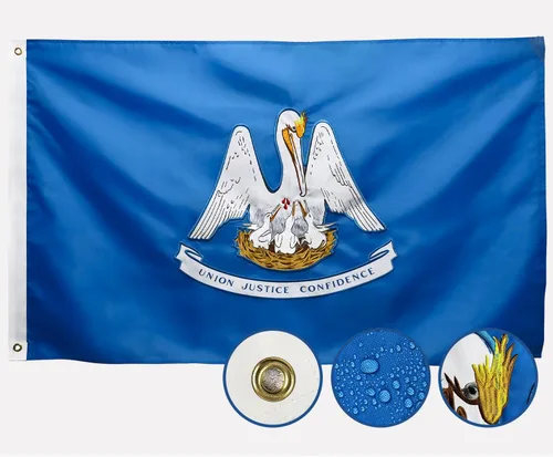 Miniatura 19 de Bandera del estado de Nuevo México de doble cara 3 x 5 para exteriores, las banderas NM de larga duración, nailon 210D resistente, rayas cosidas