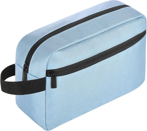 Miniatura 23 de Icramsy Neceser de viaje para mujeres y hombres, bolsa de cosméticos colgante, accesorios de viaje para mujeres y hombres, Negro, Moderno