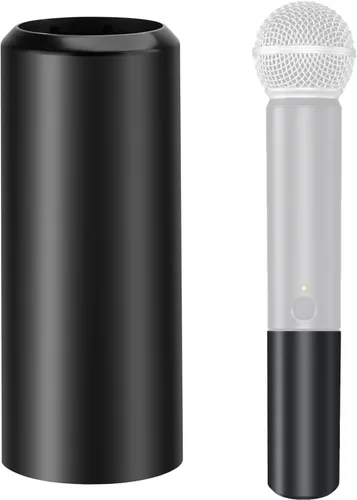 Miniatura 8 de Paquete de 4 cubiertas de batería de repuesto para Shure BLX2/SM58, Beta58, PG58 micrófono inalámbrico para reparar la parte rota (4 unidades)