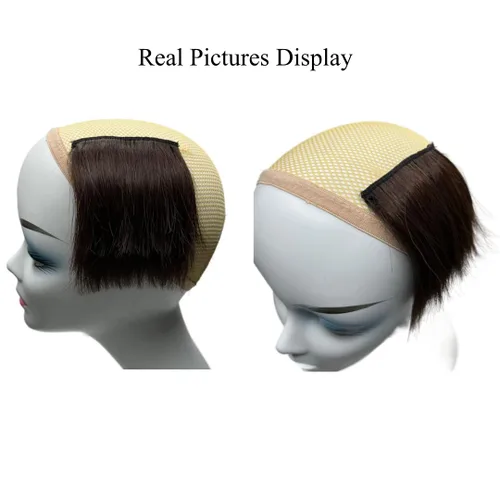 Miniatura 9 de 2 piezas de cabello 100% humano de 4 pulgadas, extensiones de cabello corto y grueso que añaden volumen extra para cabello fino, mujeres y hombres