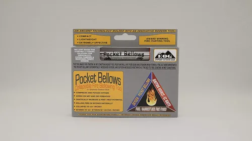 Miniatura 3 de Epiphany Outdoor Gear Bellón de Bolsillo - Herramienta Plegable y Resistente a la Intemperie para Encender Fuego - Un Equipo Esencial de Acampada