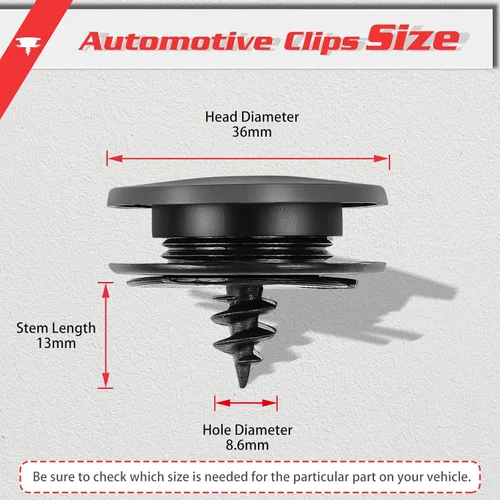 Miniatura 2 de OTUAYAUTO 20 clips universales para alfombras de automóvil, abrazaderas universales para alfombras automotrices 20 clips universales