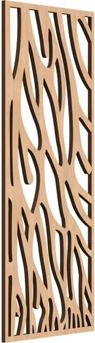 Miniatura 136 de 9 3/8"W x 24 3/8"H x 1/4"T Bristol Decorativos Paneles de Pared de Madera Calado, Cereza